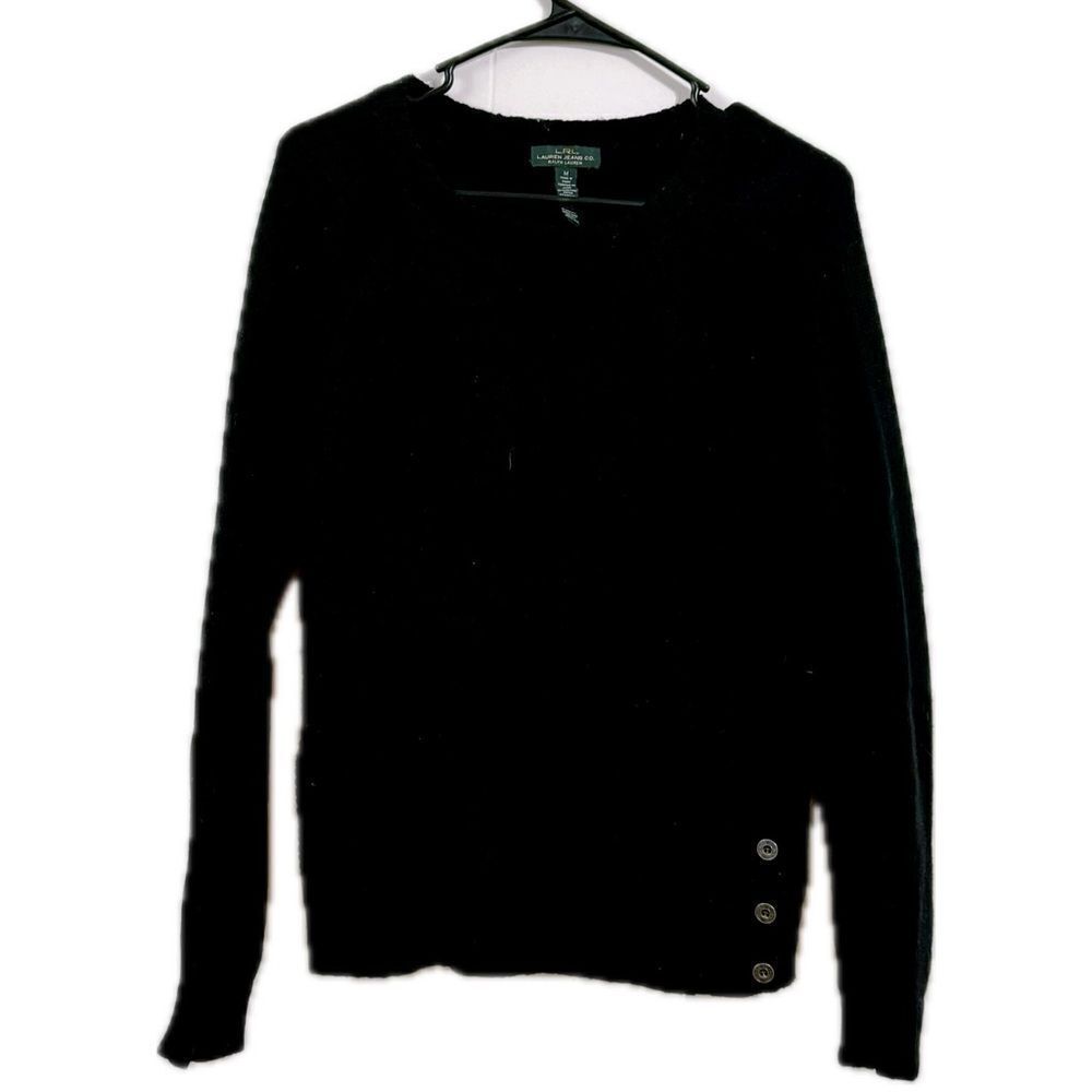 Ralph‎ Lauren Black Crewneck Sweater